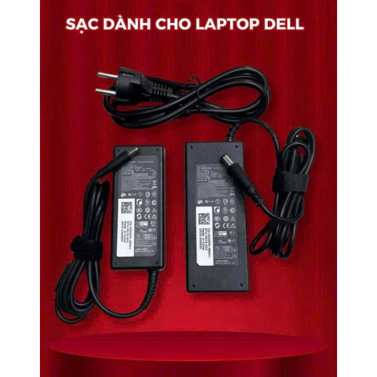 Sạc dành cho Laptop Dell 19.5V- 4.62A 90W / 3.34A 65W - Sạc dell chân to / nhỏ