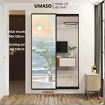 [IN THEO YÊU CẦU] Tranh ẩn gương treo phòng ngủ, tủ quần áo, tranh gương thiết kế thông minh 2 trong 1 siêu tiện lợi — ảnh 2