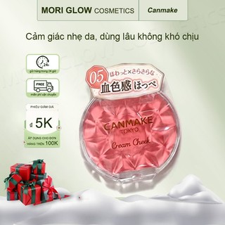 Canmake Nhật Bản – Má Hồng Dạng Kem, Mịn Nhẹ, Tông Hồng Tự Nhiên