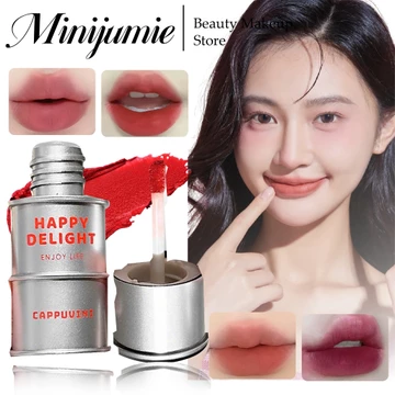 Cappuvini Son Kem Bùn Mousse Lip Mud phủ màu cho môi giúp môi mềm mại mịn màng 3g