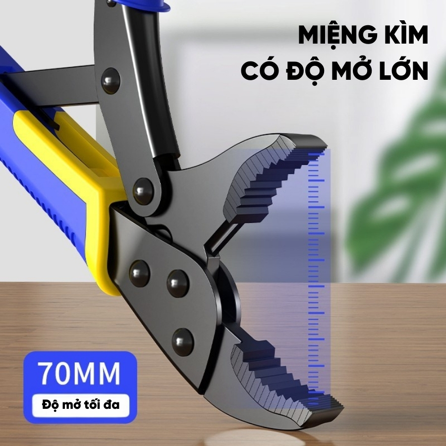 Kìm Lực Đa Năng RAYENR, Kìm Khóa Chuyên Dụng, Kìm Bấm Chết Miệng Tròn Kẹp Cực Chắc KLUC001