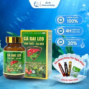 Viên Uống Bổ Gan Cà Gai Leo Tam Thất Xạ Đen - Hỗ Trợ Mát Gan, Giảm Mụn Nhọt - Hộp 50 viên
