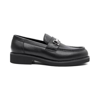Giày lười da bò Horsebit Loafer nam cao cấp Fttleather, đế cao su đúc nguyên khối tăng chiều cao