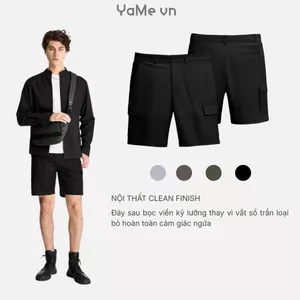 Quần Đùi Nam Túi Hộp DurableTex™ Chất Vải Đanh Chắc Siêu Bền The No Style 224 Dáng Ôm Vừa F2 24618 |YaMe|