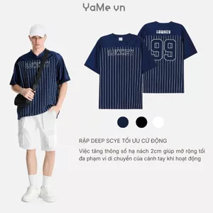 Áo Thun Nam Phối Lưới Thoát Mồ Hôi AirDry™ In "LOWKEY" The No Style 134 Rộng Rãi F4 23900 |YaMe|