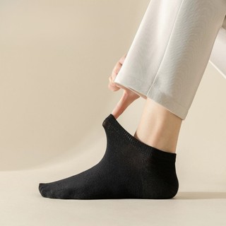 Tất Vớ Cổ Thấp Nam Nữ Trơn Uranox Basic, Chất Liệu Cotton Thoáng Khí, Êm Ái, Co Dãn