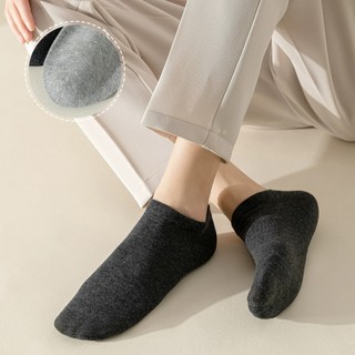 Tất Vớ Cổ Thấp Nam Nữ Trơn Uranox Basic, Chất Liệu Cotton Thoáng Khí, Êm Ái, Co Dãn