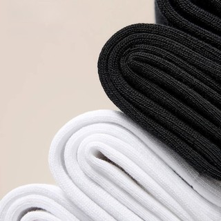Tất nam nữ cổ cao URANOX chất cotton trơn basic co giãn bốn chiều phong cách Hàn Quốc
