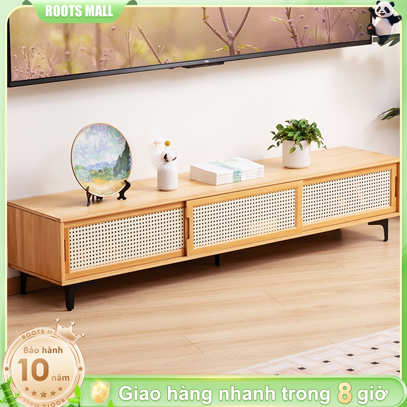 Tủ Tivi Gỗ Nguyên Tấm Phong Cách Bắc Âu Cam Kết Không Formaldehyde Bảo Hành 10 Năm
