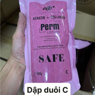 Thuốc duỗi uốn A86 Safe Hồng chuyện dùng cho tóc yếu, trung bình yếu - Cặp uốn A, B hồng