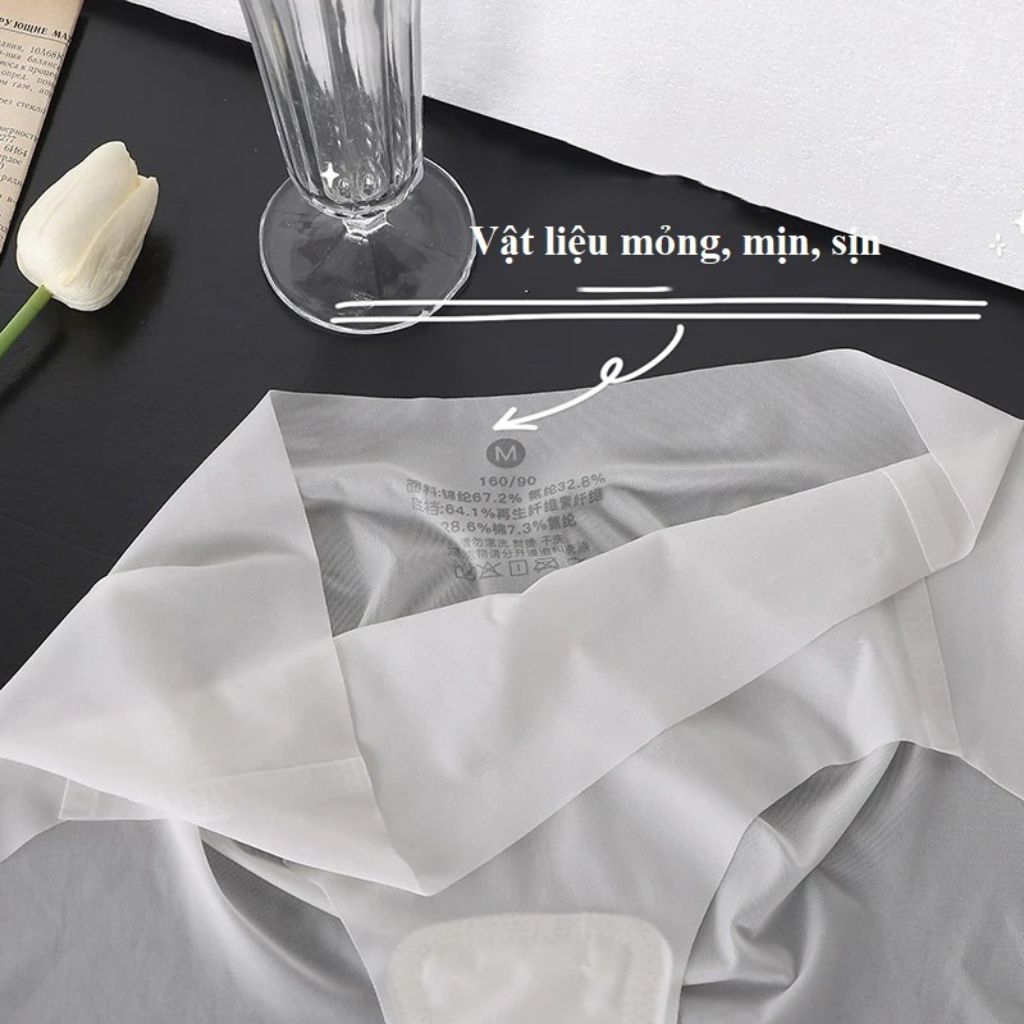 Quần Lót Nữ Su Thạch Tàng Hình Siêu Mỏng Không Lộ Viền Nâng Mông Kháng Khuẩn Co Giãn 4 Chiều Tingting 88