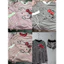 Set áo tay dài sọc hello kitty kèm quần