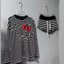 Set áo tay dài sọc hello kitty kèm quần