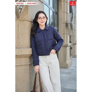 (Sẵn )5PNF11Áo phao nữCrystal CARDINA chất liệu gió chần bông siêu nhẹ chống nước cản gió giữ ấm hiệu quả