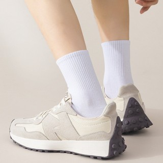 Tất nam nữ cổ cao URANOX chất cotton trơn basic co giãn bốn chiều phong cách Hàn Quốc