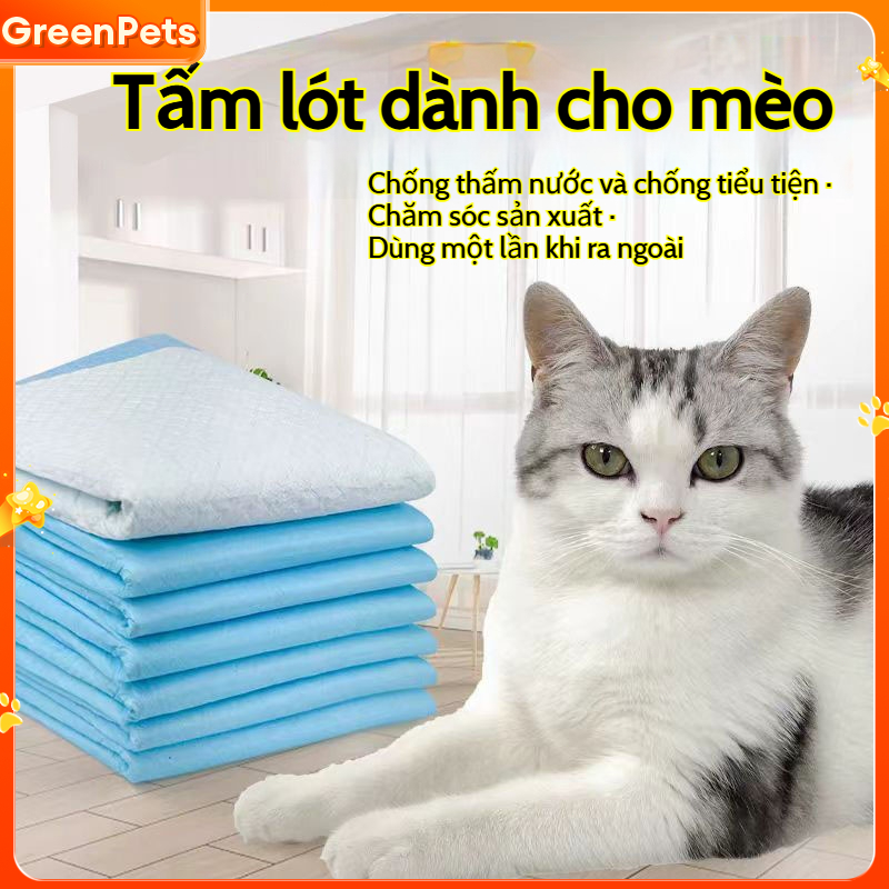 Tấm lót vệ sinh cho thú cưng thấm hút tốt chống thấm dùng cho chó mèo sử dụng trong nhà