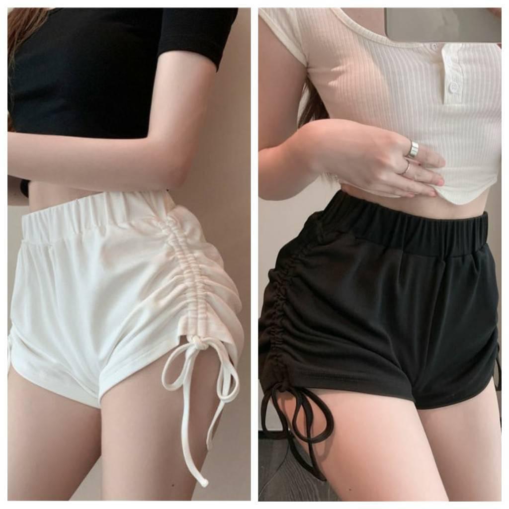 Quần Đùi Trơn Sexy Dây Rút 2 Bên Chất Cotton Mềm Mịn Co Dãn 4 Chiều