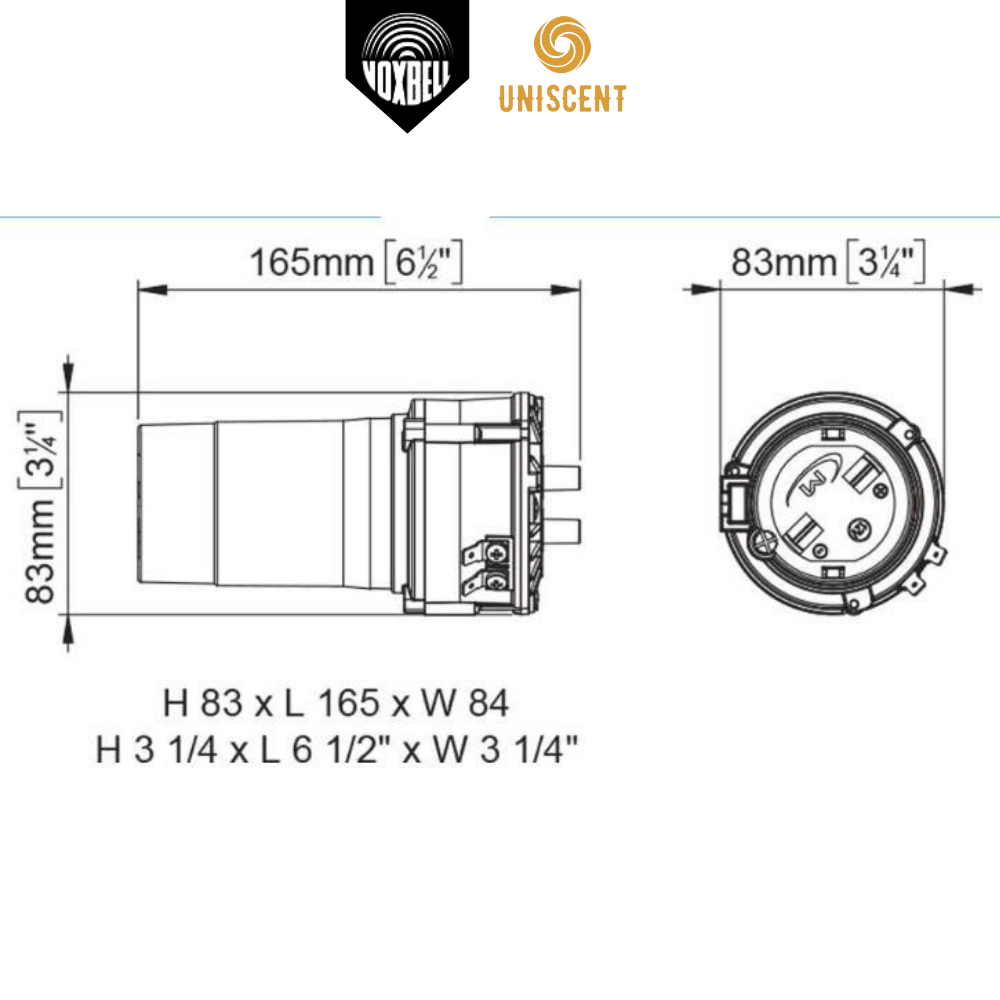 Còi Sinh Hơi/ Còi Sinh Hơi Đảo/ Kèn Sinh Hơi Đảo/ Kèn Lốc - VOXBELL Cho Xe Ô Tô, Xe Tải 110-120DB