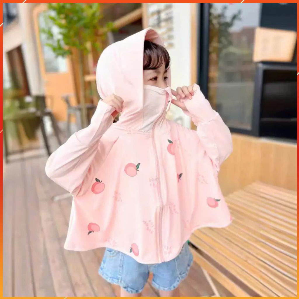 Áo Chống Nắng Cánh Dơi Cho Bé,In Hình 3D Vải Thun Co Giãn Thoáng Mát