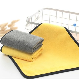 AMZO_COMBO 5 KHĂN LAU ĐA NĂNG MICROFIBER 2 LỚP SIÊU THẤM HÚT/ KHĂN LAU Ô TÔ, LAU KÍNH, LAU BẾP SIZE 30x30CM