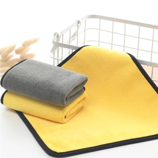 AMZO_COMBO 5 KHĂN LAU ĐA NĂNG MICROFIBER 2 LỚP SIÊU THẤM HÚT/ KHĂN LAU Ô TÔ, LAU KÍNH, LAU BẾP SIZE 30x30CM