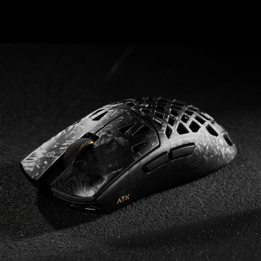 Chuột Gaming ATK GHOST Ultimate Carbon Fiber Siêu Nhẹ - Chính Hãng