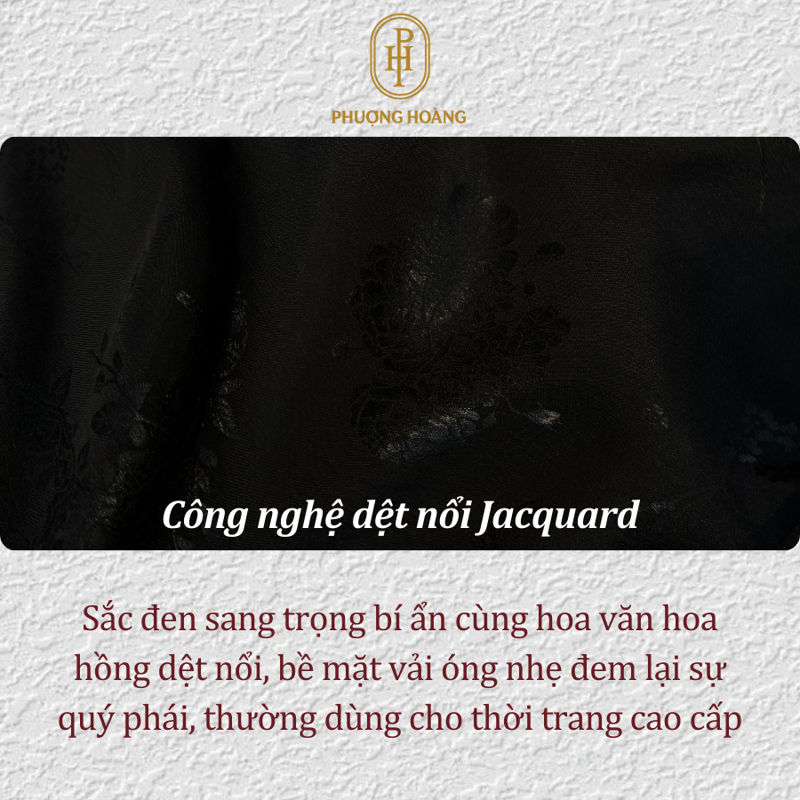 Vải Tencel Tơ Óng  Màu Đen Tuyền
