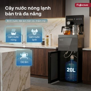 Cây nước bàn trà điều khiển bằng giọng nói Fujihome TB2411N-VOICE – Màn hình LED cảm ứng