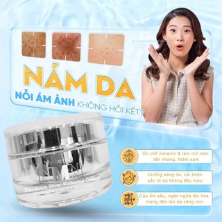 KEM NMN EXOSOME NOBLE SILVER -BAN NGÀY 50ML (MYHAELYN NMN EXO NOBLE SILVER WHITENING CREAM-8809954945861)