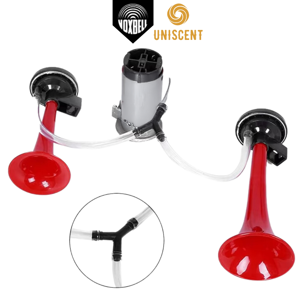 Còi Sinh Hơi/ Còi Sinh Hơi 12V/Còi Ô Tô 12V/ Còi Hơi/ Còi Điện Sinh Hơi 12-24V-VOXBELL MADE IN ITALY