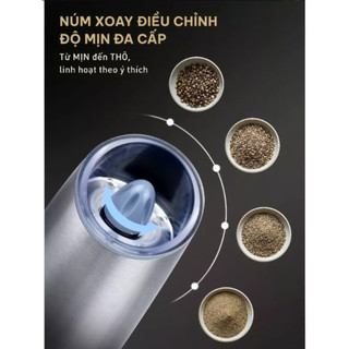 HCM Máy Xay Tiêu Cảm Ứng Trọng Lực GKÖCH KYMQ-57A - Lõi Gốm, Chống Kẹt, Sạc USB Type-C GermanySnT 400142