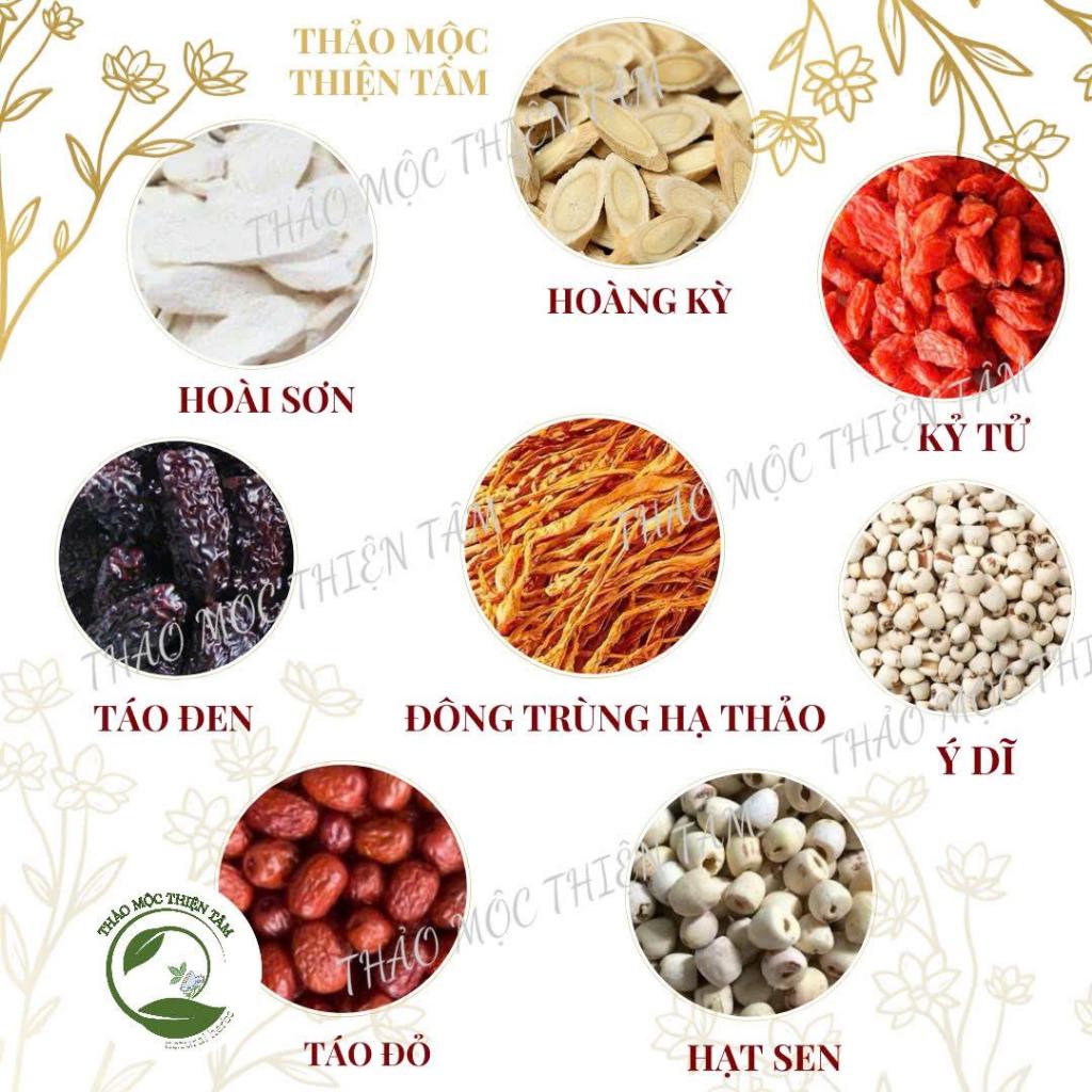GÀ HẦM THUỐC BẮC LOẠI MỚI 8 VỊ GÓI SIÊU TO GIÚP BỒI BỔ VÀ PHỤC HỒI CƠ THỂ SAU MỆT MỎI, CĂNG THẲNG