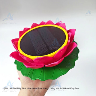 Máy Niệm Phật Năng Lượng Mặt Trời 53 Bài Hoa Sen Máy Tụng Kinh，Hoa Sen Niệm Phật