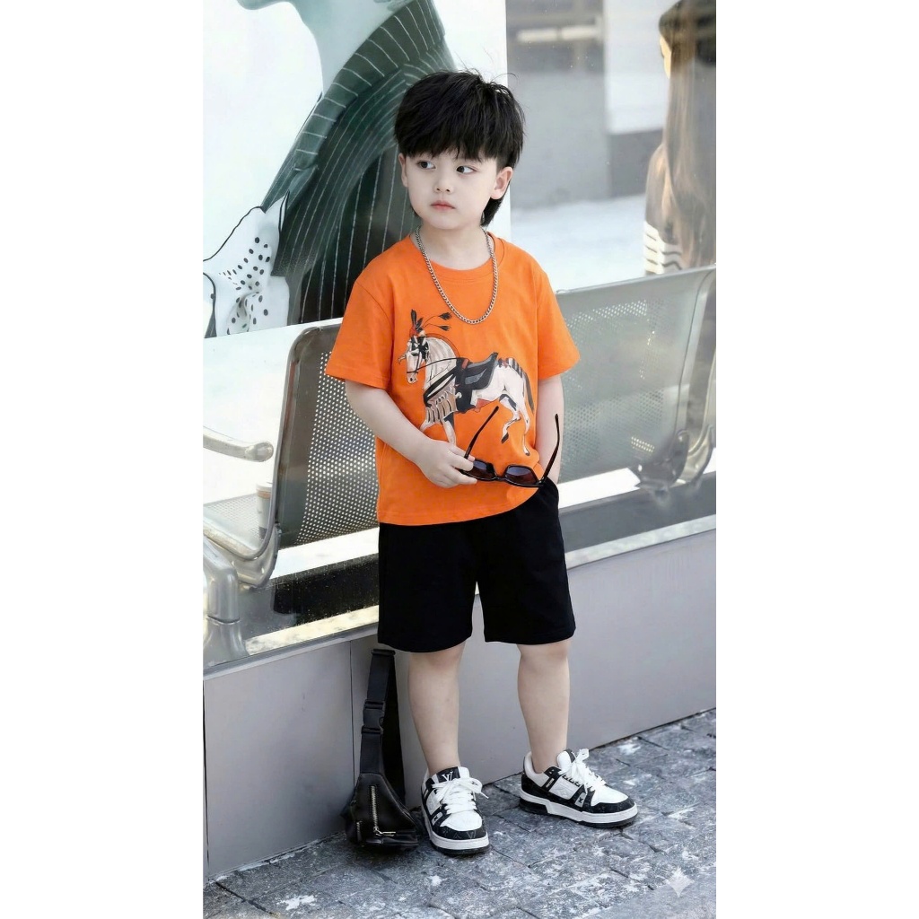 ( DEAL MỞ BÁN ) SÉT BỘ QUẦN ÁO TẾT 2026 CHẤT LIỆU  COTTON CO GIÃN BỐN TRIỀU sz từ 9-42kg
