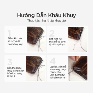 Khuy Kẹp Phím CAPELLI Cố Định Tóc Giả Và Phụ Kiện