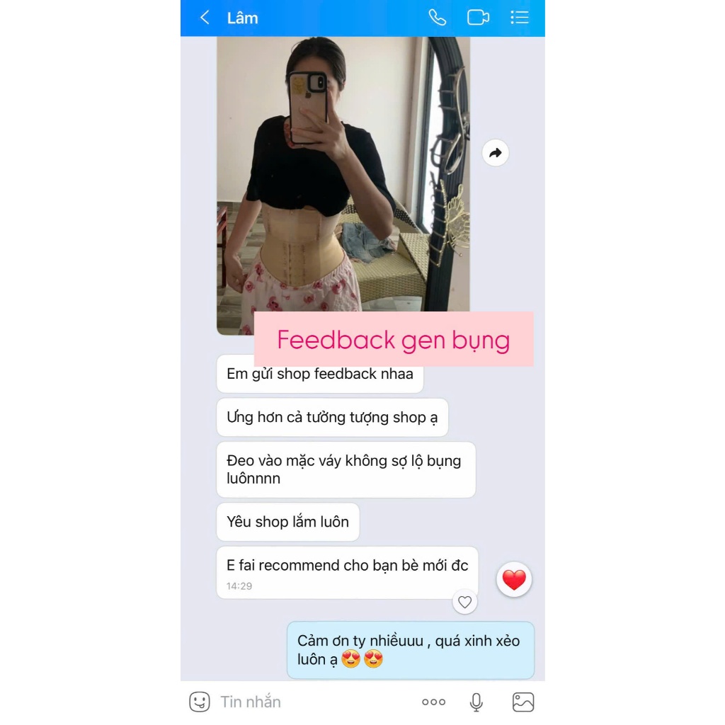 ( MUA 1 TẶNG 1 QUÀ + BẢO HÀNH TRỌN ĐỜI )  Gen Nịt Bụng Co Dãn 4 Chiều Tạo Vòng Eo Đẹp.