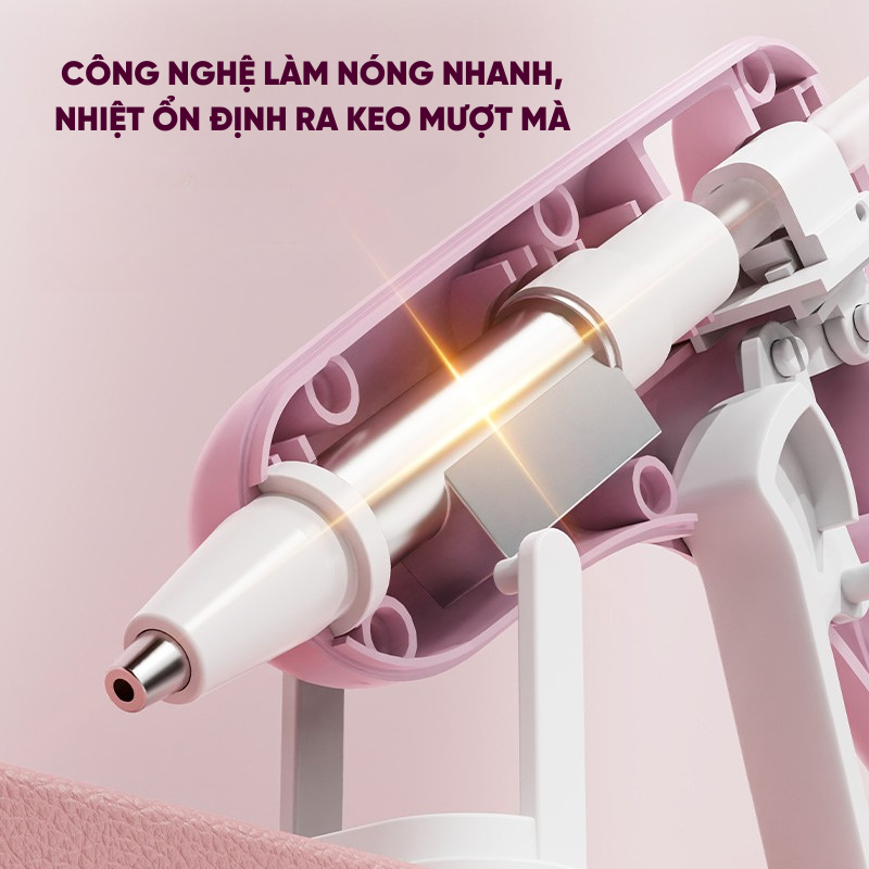 Máy Bắn Keo Nến 20W RAYENR, Súng Bắn Keo Nến Silicon Nóng Chảy Nhỏ Gọn Tiện Lợi Phù Hợp Handmade DIY SBK001