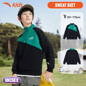 ANTA Kids Áo Dài Tay Thể Thao Bé Trai Ấm Dày, Thoải Mái Vận Động A72536714