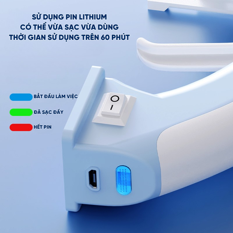 Máy Bắn Keo Nến Dùng Pin Sạc RAYENR, Súng Bắn Keo Silicon Nóng Chảy Không Dây Công Suất 20W SBK003