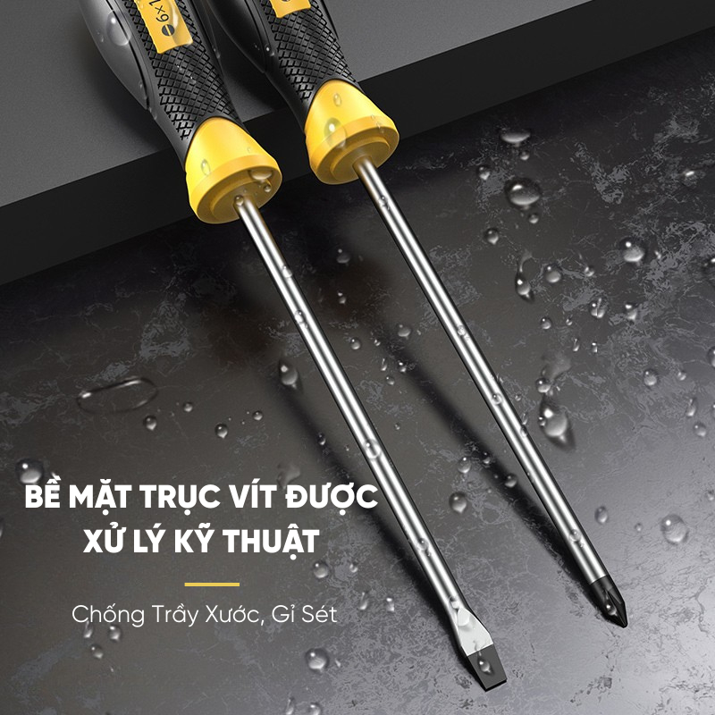 Tua Vít Sửa Chữa RAYENR, Tuốc Nơ Vít 2 Cạnh, 4 Cạnh, Tô Vít Từ Tính Mạnh Dùng Cho Gia Đình Và Công Nghiệp TV002