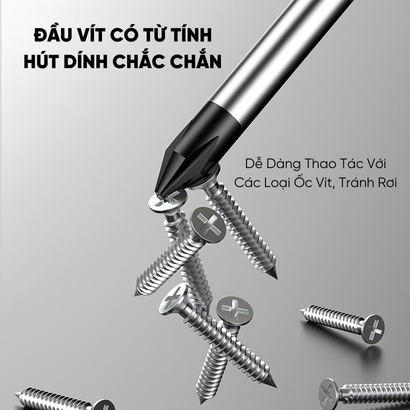 Tua Vít Sửa Chữa RAYENR, Tuốc Nơ Vít 2 Cạnh, 4 Cạnh, Tô Vít Từ Tính Mạnh Dùng Cho Gia Đình Và Công Nghiệp TV002