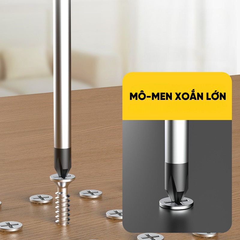 Tua Vít Sửa Chữa RAYENR, Tuốc Nơ Vít 2 Cạnh, 4 Cạnh, Tô Vít Từ Tính Mạnh Dùng Cho Gia Đình Và Công Nghiệp TV002