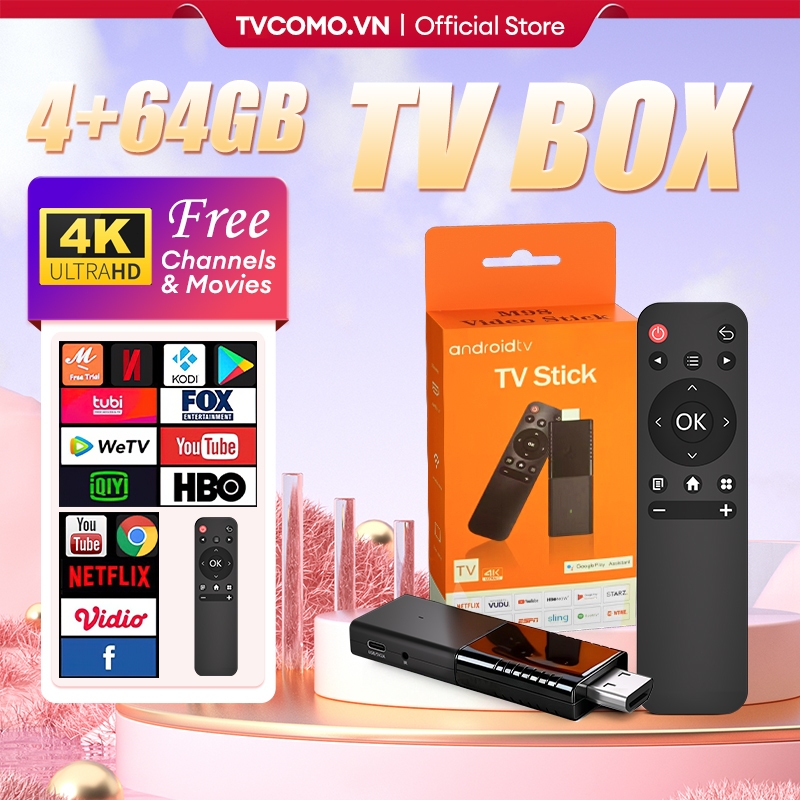 Android TV Box – 4K Google ATV – 4+64GB – Dual WiFi Siêu Mượt – Biến TV ...