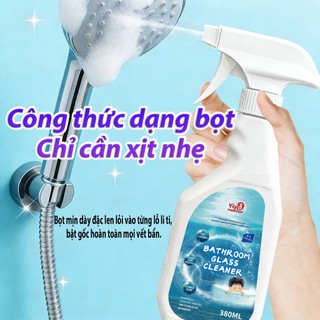 Dung dịch vệ sinh vòi nước 380ml YiYi – Loại bỏ vết ố + Giữ bóng vòi nước – Dễ sử dụng không cọ chà