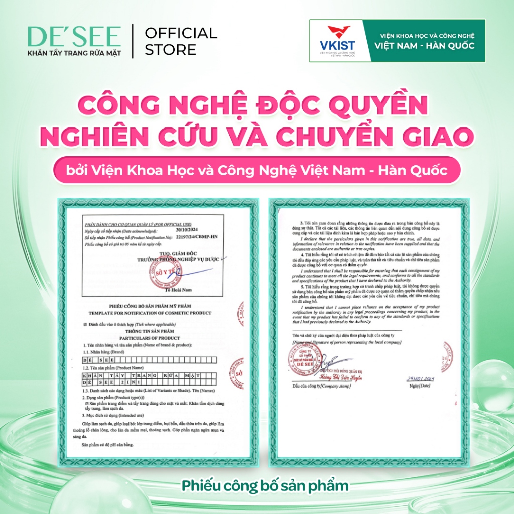 Khăn tẩy trang rửa mặt 2 IN 1 Dr.Papie chiết xuất Kombucha dành cho mẹ bầu và mẹ đang cho con bú (10c/túi)
