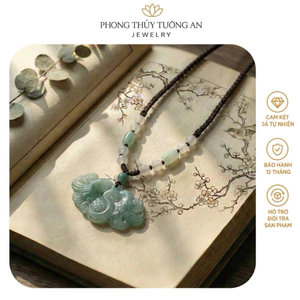 Vòng Cổ Mặt Phượng Lam Băng Tự Nhiên - Sang Trọng Thanh Nhã
