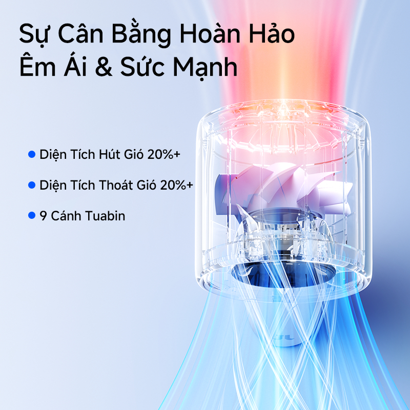 Quạt cầm tay JisuLife 10/10s Mini Dùng 28H Siêu Nhẹ Siêu Nhẹ Gió Mạnh, Cho Học Sinh, Thể Thao, Du Lịch
