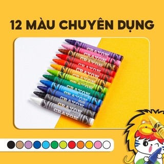 (Quà tặng không bán) BÚT SÁP 12 MÀU CR-C016 - COLOKIT