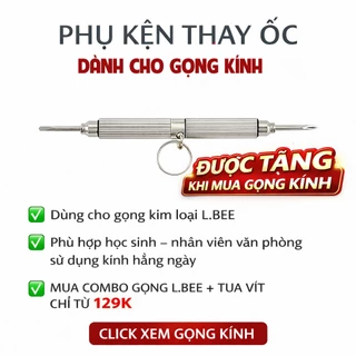 Tua vít chỉnh sửa kính 2 đầu – Phụ kiện thay ốc cho gọng L.BEE 29LB84, tiện dụng & nhỏ gọn