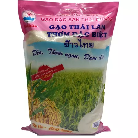 Gạo thái thơm đặc biệt (thái xanh, thái đỏ) 10Kg - Thái Dương